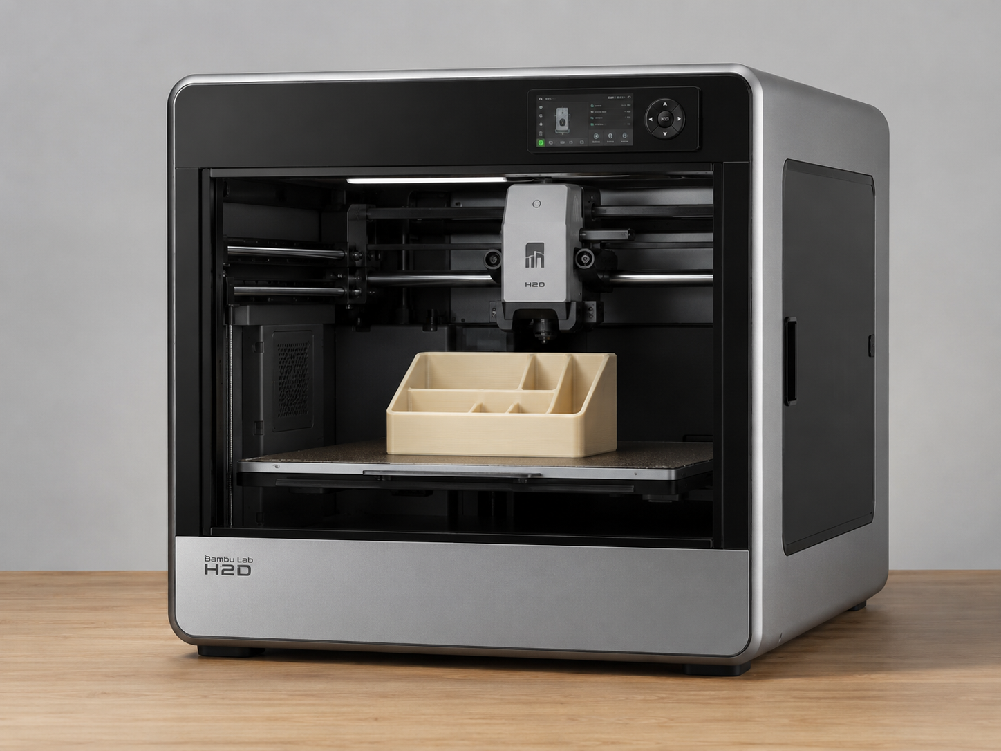 Generic 3D printer printing a PLA part